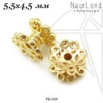 Разделительная бусина 5,5 мм (золото)