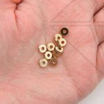 Разделительные бусины 8 мм, 10 шт (золото)