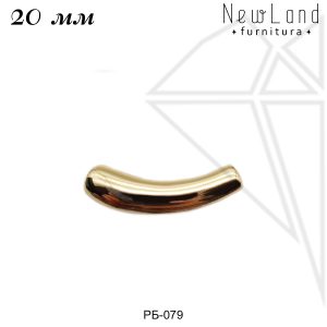 Бусина барочная жемчужина 20х4 мм (золото)