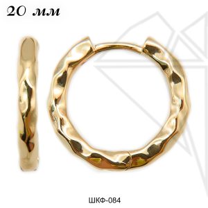 Швензы конго круглые 20 мм (золото)