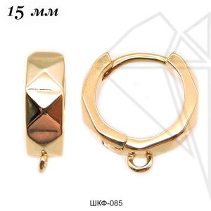 Швензы круглые 15 мм (золото)