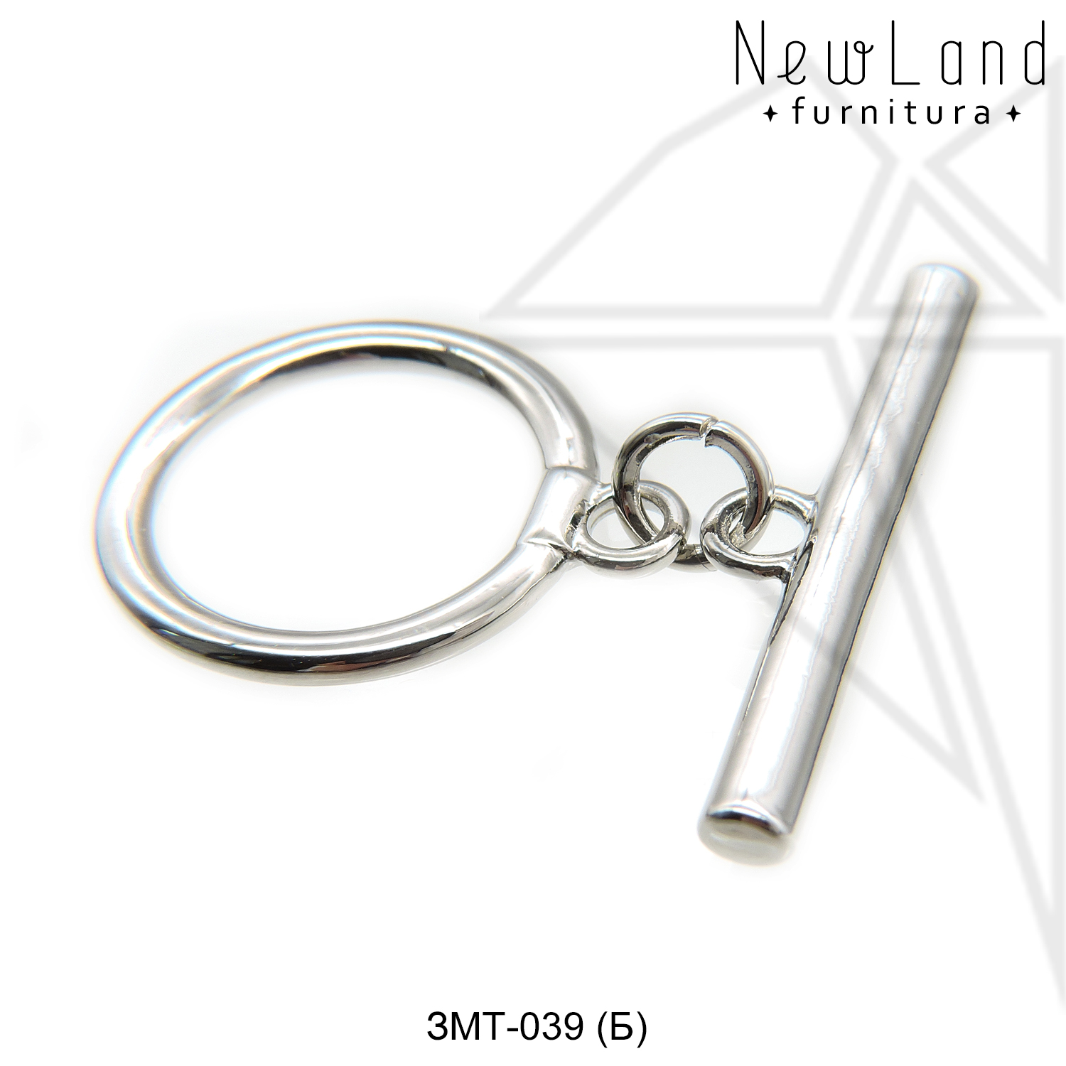 Замок тогл 20 мм (золото)