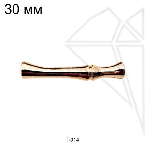 Трубочки "Бамбук" 30х5 мм (золото)