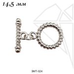 Замок тогл 14 мм (родий)