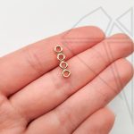 Коннектор разделитель 18 мм (золото)