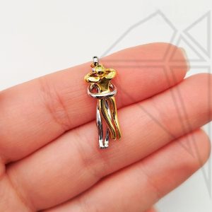 Подвеска человек 27 мм 10 шт (биколор)