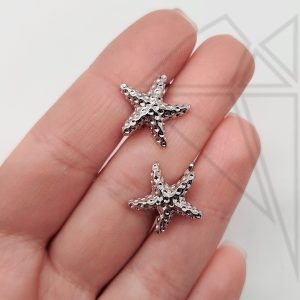 Швензы английский замок морская звезда 16 мм (родий)