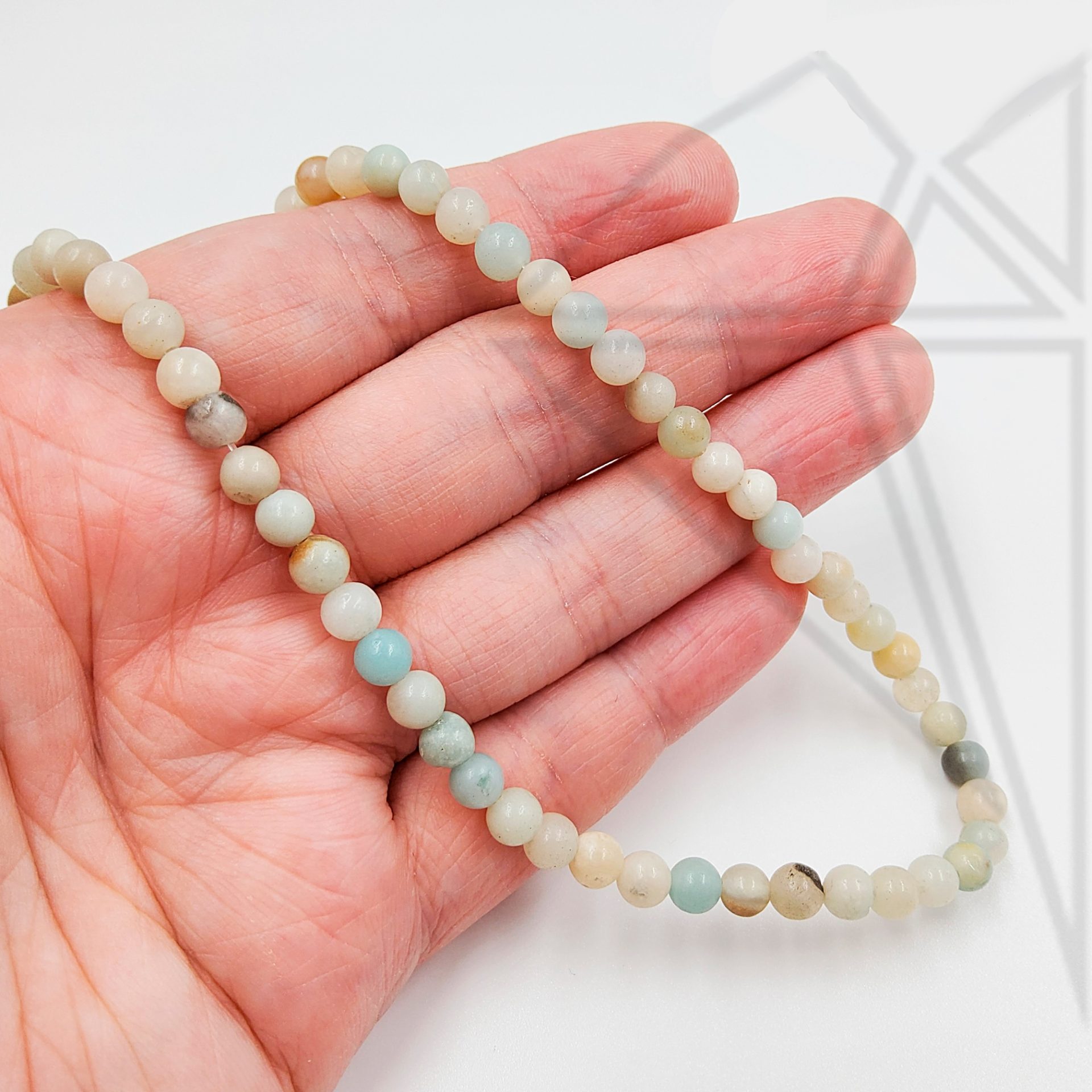 Амазонит 4 мм 1/2 нити