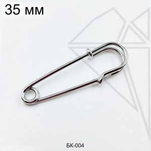 Подвеска булавка 35 мм (родий)