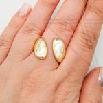 Кольцо безразмерное гладкое (золото)