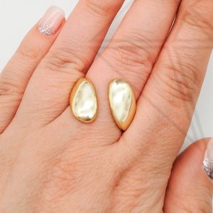 Кольцо безразмерное гладкое (золото)