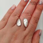 Кольцо безразмерное гладкое (родий)