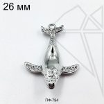 Подвеска кит 26 мм (родий)