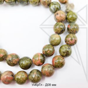 Унакит круглый гладкий 10 мм НИТЬ