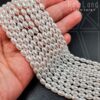 Жемчуг майорка бочонок белый 6х4 мм 0,5 нити