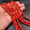 Коралл красный "веточки" 15х5 мм 1/2 нити