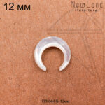 Перламутр белый лунница 12 мм