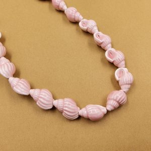 Керамические ракушки РОЗОВЫЕ 0,5 нити