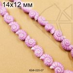 Керамические ракушки Аммонит СИРЕНЕВЫЕ 0,5 нити