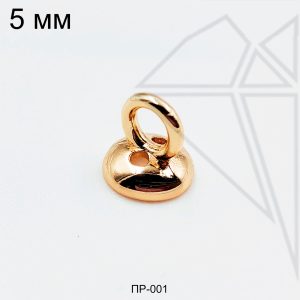 Протектор с шапочкой для тросика 5 мм (золото)