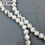 Говлит долматин круглый глянцевый 10 мм 1/2 нити