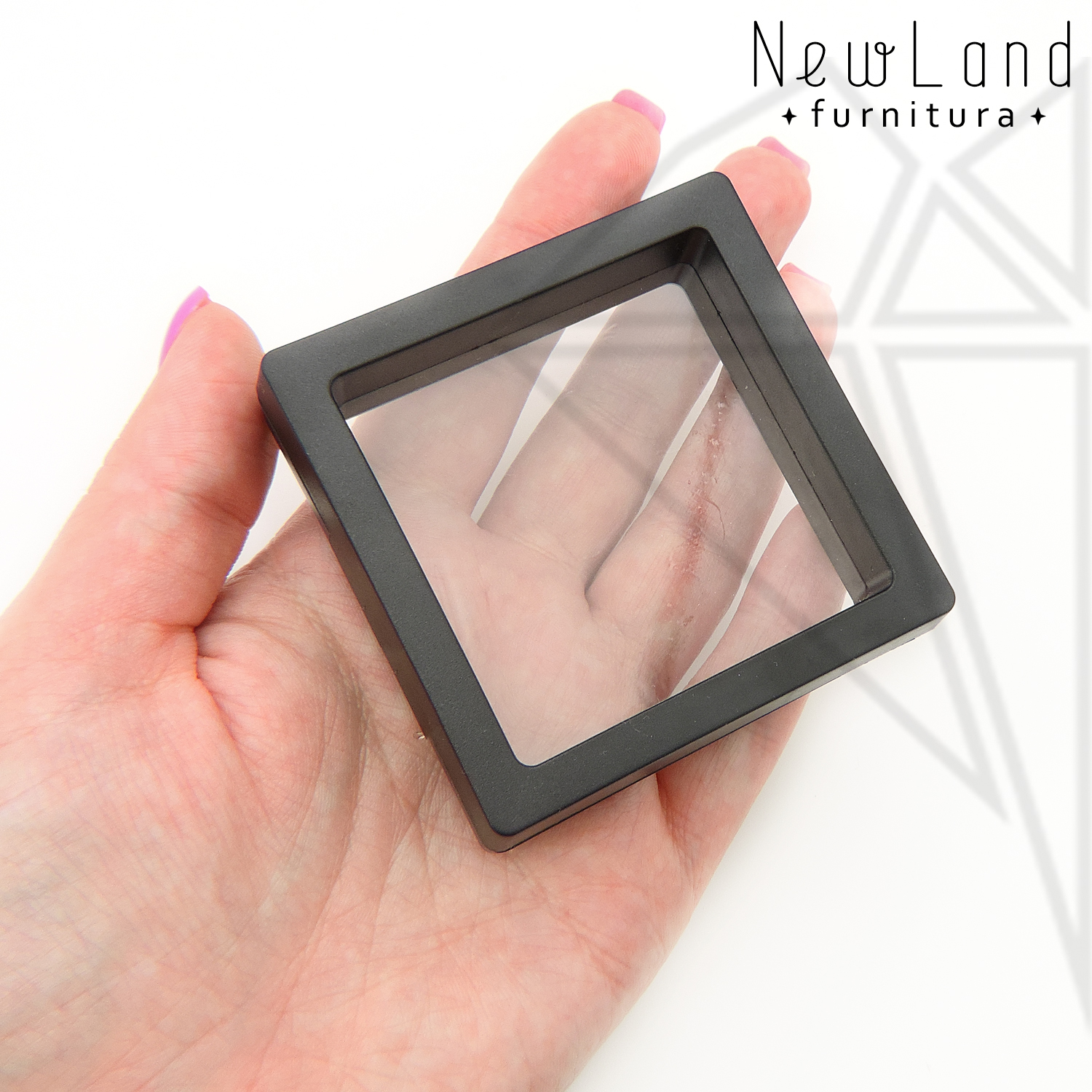 Коробочка 70х70 мм (черная)