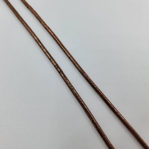 Гематит цилиндр коричневый 4х2 мм 1/2 нити