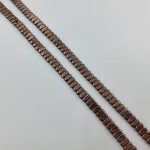 Гематит прямоугольный коричневый 2х4 мм 1/2 нити