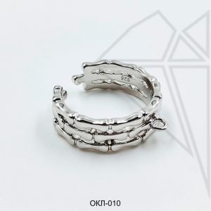 Основа для кольца 6 мм (родий)