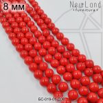 Майорка светло-красная 8 мм НИТЬ