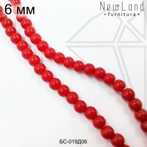 Майорка красная 6 мм НИТЬ