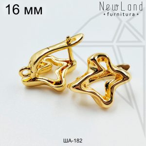 Швензы абстракция английский замок 16 мм (золото)