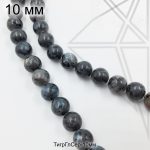 Лаврикит круглый гладкий 10 мм 1/2 нити