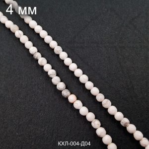 Кахолонг огранка 4 мм НИТЬ