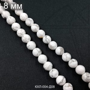 Кахолонг огранка 8 мм НИТЬ