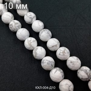 Кахолонг огранка 10 мм НИТЬ