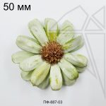 Подвеска цветок зеленый 50 мм